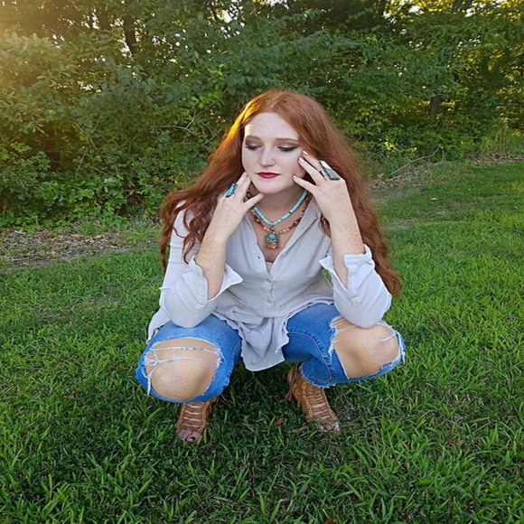 Boho Roan Opalite Statement Ring - Picture 7 of 7